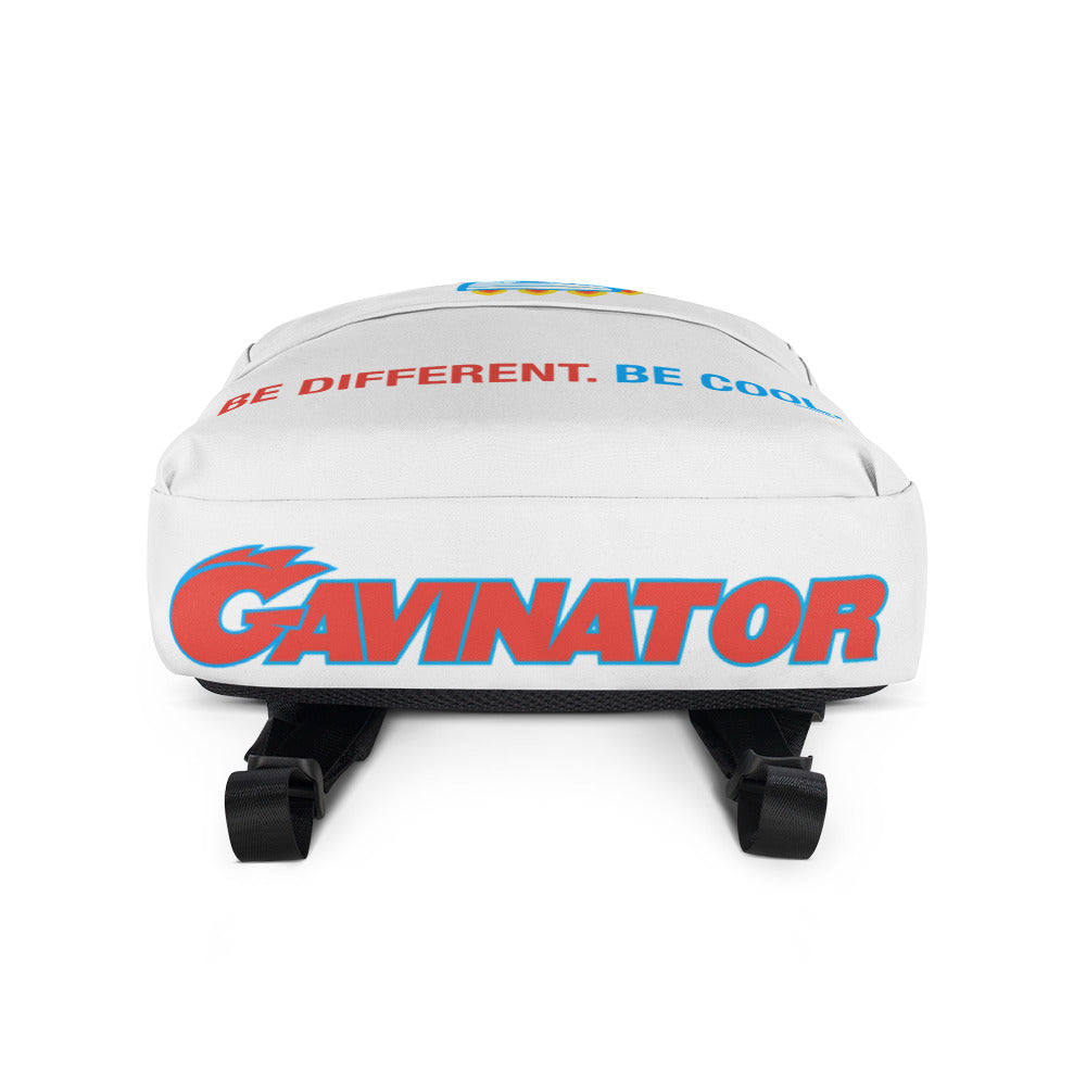 Be Different Be Cool Backpack (White)