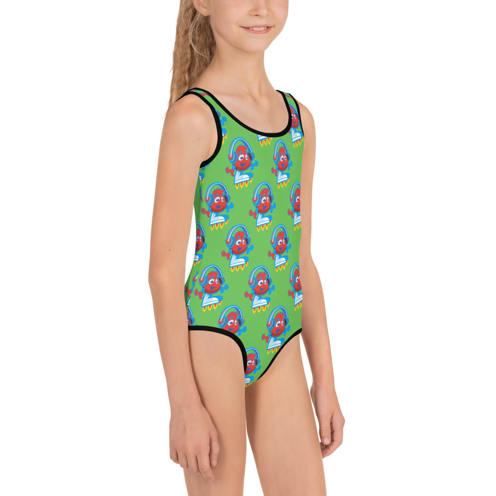 Gavinator All-Over Print Kids Swimsuit