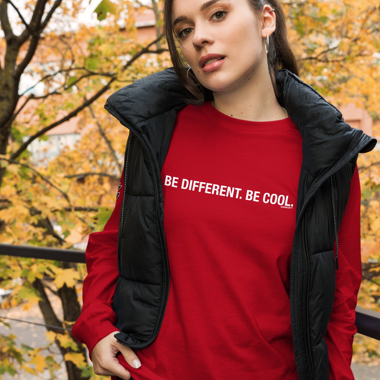 Be Different Be Cool Long Sleeve Tee (Unisex)